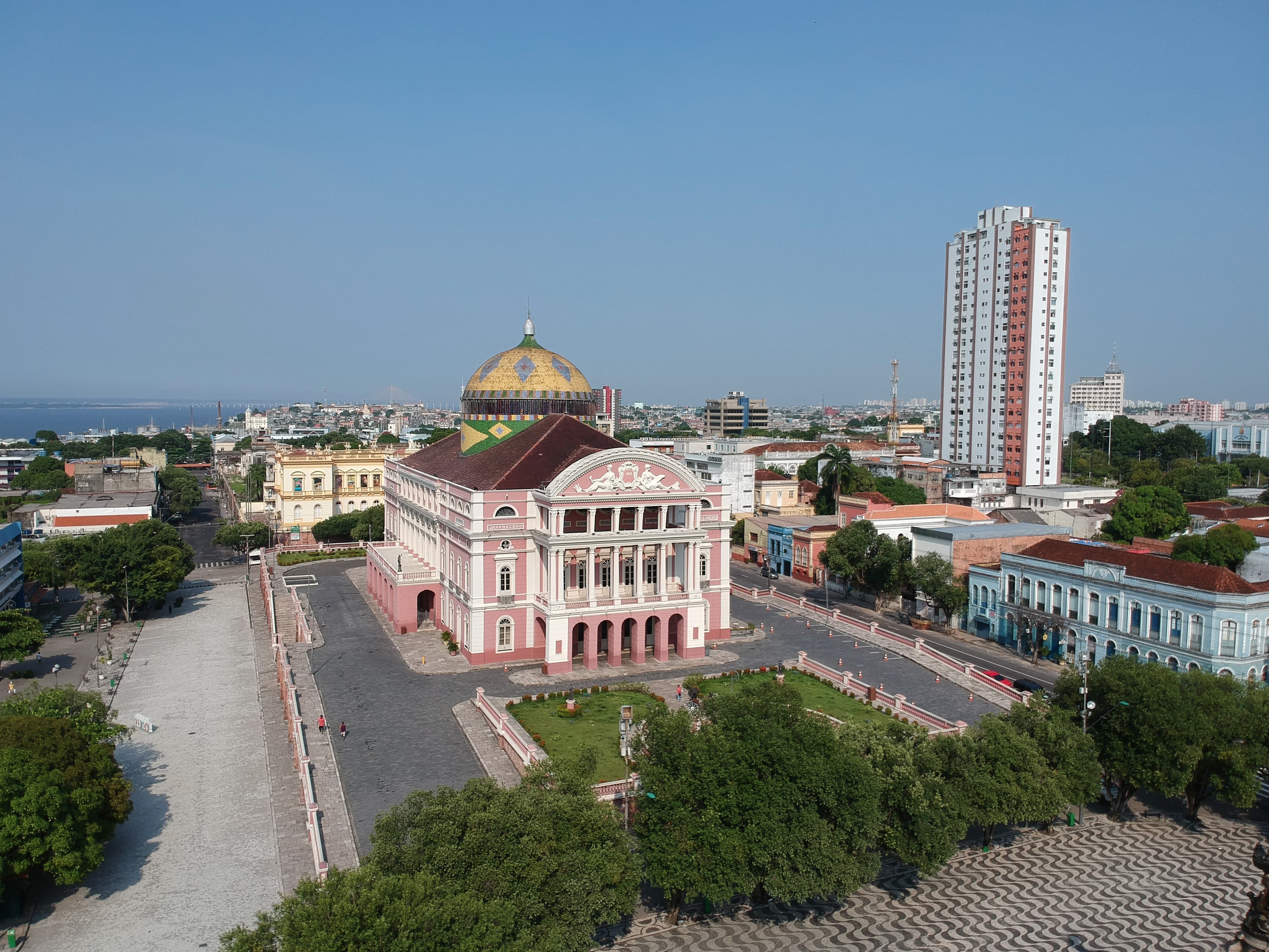 Vista de Manaus utilizada na experiência digital NorteHub